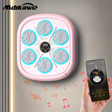 Machine de boxe musicale rose, connexion Bluetooth