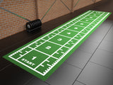 Piste de sprint en gazon synthétique pour entraînement en salle