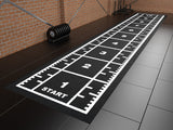 Tapis de sprint avec graduations latérales pour l'agilité