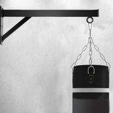 Potence sac de frappe XXL 100 cm, platine 6 trous et œillet d'accroche