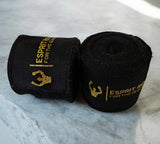 Bandages de boxe Esprit Boxe, détail du tissage nylon et coton