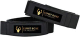 Convertisseur Esprit Boxe pour gants de boxe à lacets, paire de sangles noires à logo doré