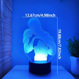 Veilleuse boxeur LED, plaque de 12,7 x 19,9 cm