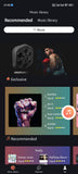 Application ONEPUNCH : choix de la playlist musicale