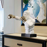 Sculpture Boxeur en résine