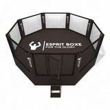 Cage MMA sur podium Esprit Boxe