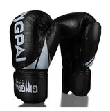 Gants de boxe Gingpai noirs