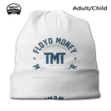 Bonnet Floyd Mayweather blanc vu de face, marquage Floyd Money Mayweather