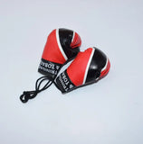 Mini gants de boxe pour rétroviseur aux couleurs de Trinité-et-Tobago