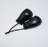 Mini gants de boxe pour rétroviseur, coloris noir uni