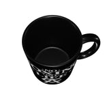 Intérieur coloré du mug No Boxing No Life, paroi extérieure noire