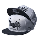 Casquette Thuglife gris foncé, lettrage gothique brodé