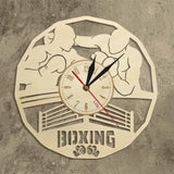 Horloge boxe en bois découpé — visuel 2