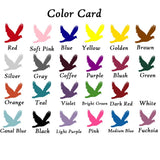 Nuancier des coloris du sticker mural MMA