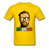 T-shirt MMA jaune Conor McGregor Notorious