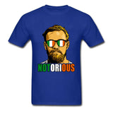 T-shirt MMA bleu roi Conor McGregor Notorious
