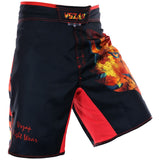 Short boxe LOUP (feu) - face avant