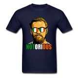 T-shirt MMA bleu marine Conor McGregor Notorious
