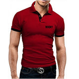 Polo Rocky Balboa porté, col structuré et coupe ajustée