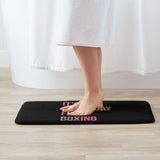 Paillasson citation boxe sous les pieds nus, surface douce