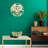 Horloge boxe en bois découpé — visuel 5