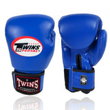 Gants de boxe Twins Special bleu en cuir