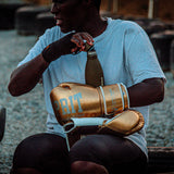Gants de sparring Esprit Boxe dorés, gant de boxe haut de gamme couleur or