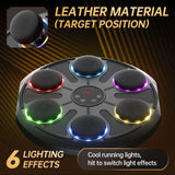 Machine de boxe 2026, 6 cibles lumineuses capitonnées