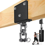Platine de fixation pour sac de frappe, émerillon 360° et visserie fournie