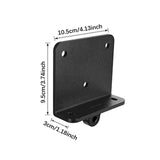 Platine de fixation sac de frappe, dimensions 10,5 x 9,5 x 3 cm