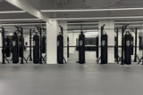 Potence pro sur pied dans une salle de boxe, hauteur 273 cm