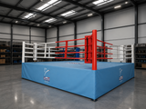 Ring de boxe de compétition officiel pour la Fédération Française de SAVATE boxe française - monté à l'usine