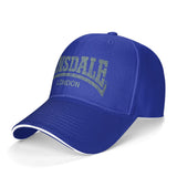 Casquette Lonsdale bleue, lettrage London imprimé