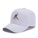 Casquette Mohamed Ali silhouette blanche