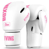 Gants de boxe Boxing blanc et rose