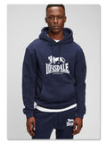 Sweat et jogging Lonsdale - couleur bleu marine - porté par un homme