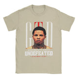 T-shirt Gervonta Davis Undefeated beige