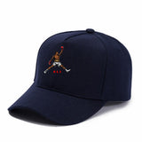 Casquette Mohamed Ali silhouette bleu marine
