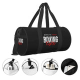 Sac de sport boxe porté en bandoulière croisée sur le buste