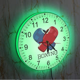 Horloge murale boxe rétroéclairée à cadran blanc — visuel 10