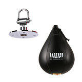 Set complet poire de vitesse boxe 28 x 13 cm et rotule de fixation à roulement