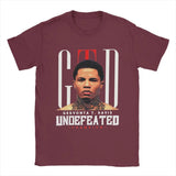 T-shirt Gervonta Davis Undefeated bordeaux