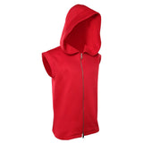 Veste sans manches rouge Creed 3 vue de trois quarts