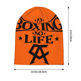 Dimensions du bonnet No Boxing No Life : 28 cm de hauteur et 26,8 cm de largeur