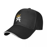 Casquette Canelo couronne noire, étoile CA brodée et couronne dorée