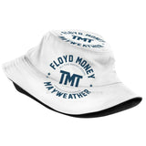 Bob TMT blanc de trois quarts, dessous du bord noir