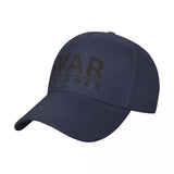 Casquette War Chisora bleu marine, lettrage WAR imprimé