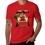 T-shirt Canelo Alvarez rouge, monogramme CA au drapeau mexicain