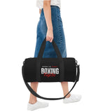 Sac de sport boxe, poche latérale recevant une bouteille et poche zippée intérieure