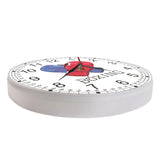 Horloge murale boxe rétroéclairée à cadran blanc — visuel 12